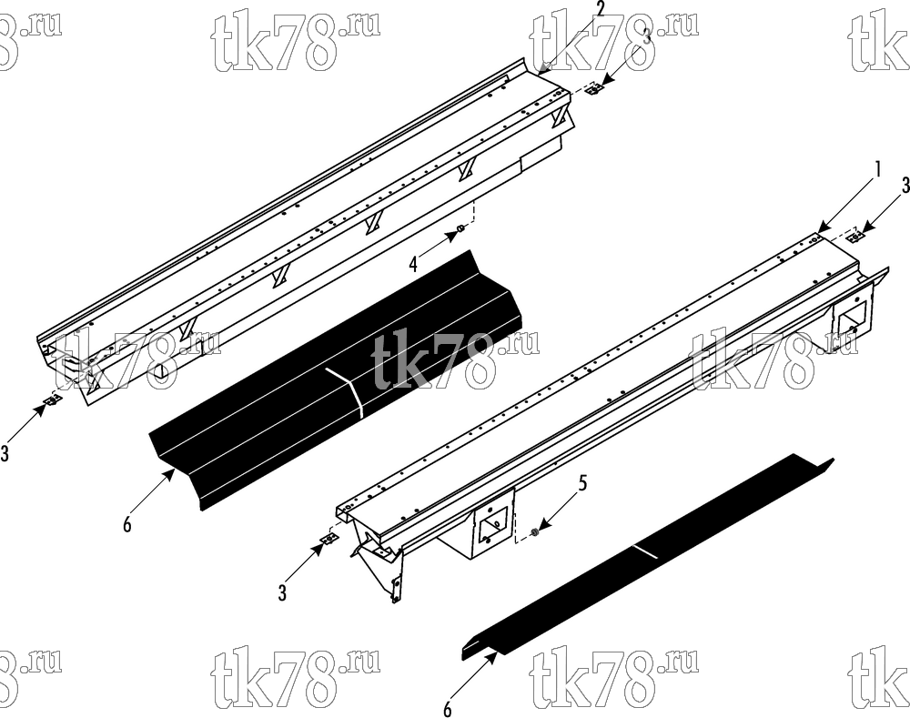Каталог запчастей для Thermo King ATHENIA S700 W CAN VDL AIR INTAKE w/o FA DAMPER (008690)