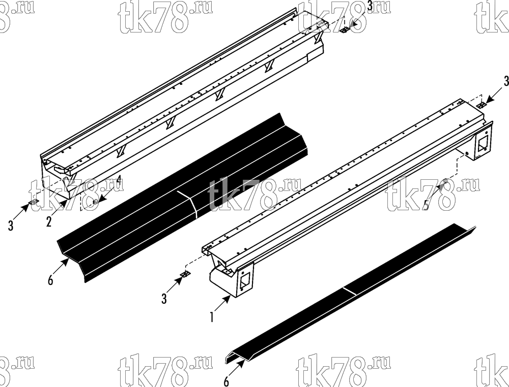 Каталог запчастей для Thermo King ATHENIA D700 W CAN VDL AIR INTAKE w/o FA DAMPER