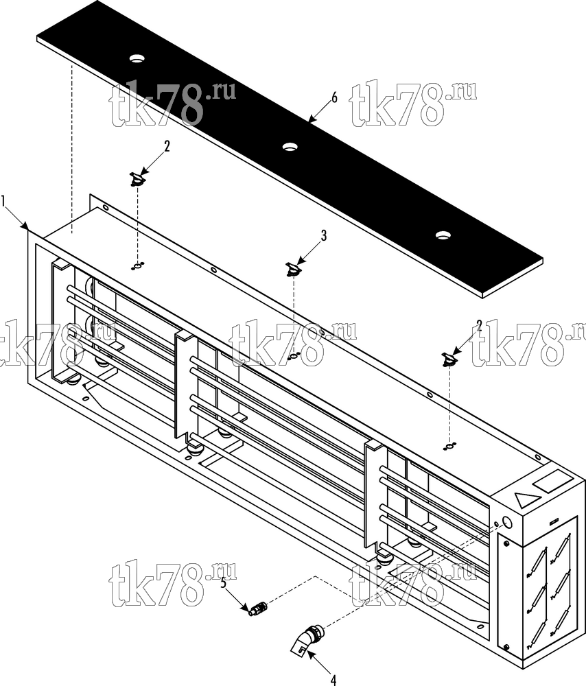 Каталог запчастей для Thermo King CITADIS 26 kW ROTTERDAM HEATER