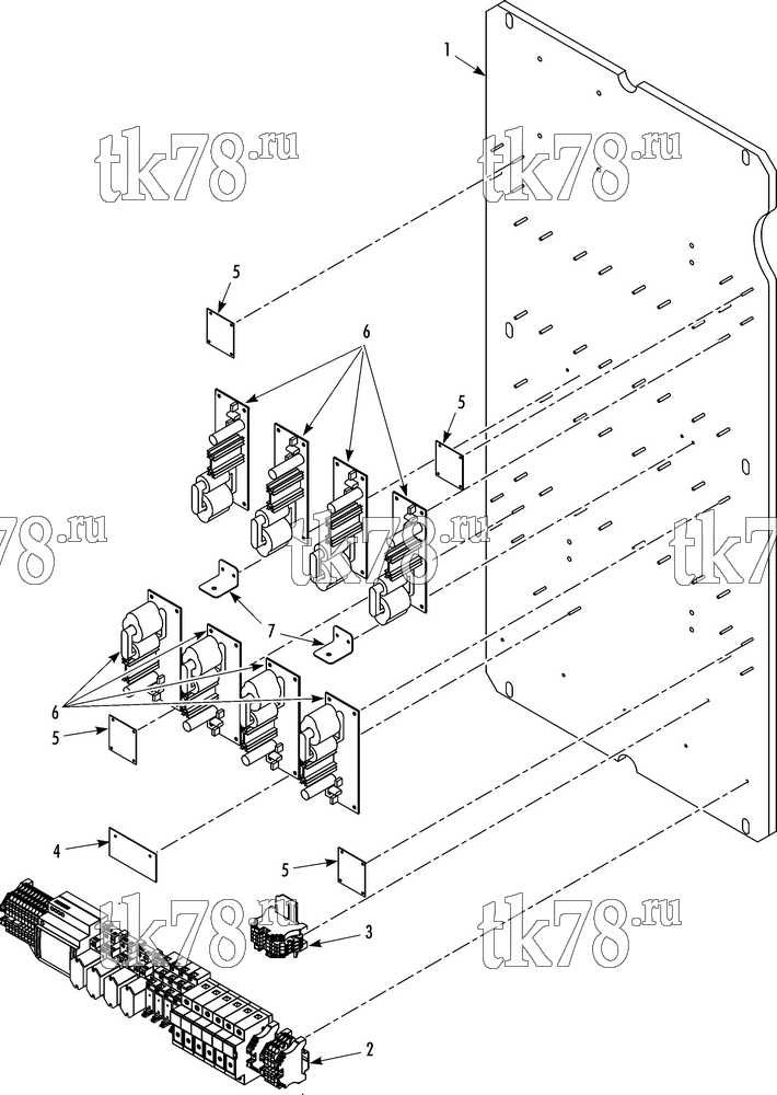 Каталог запчастей для Thermo King EMS-3300 SUBPANEL ASSEMBLY