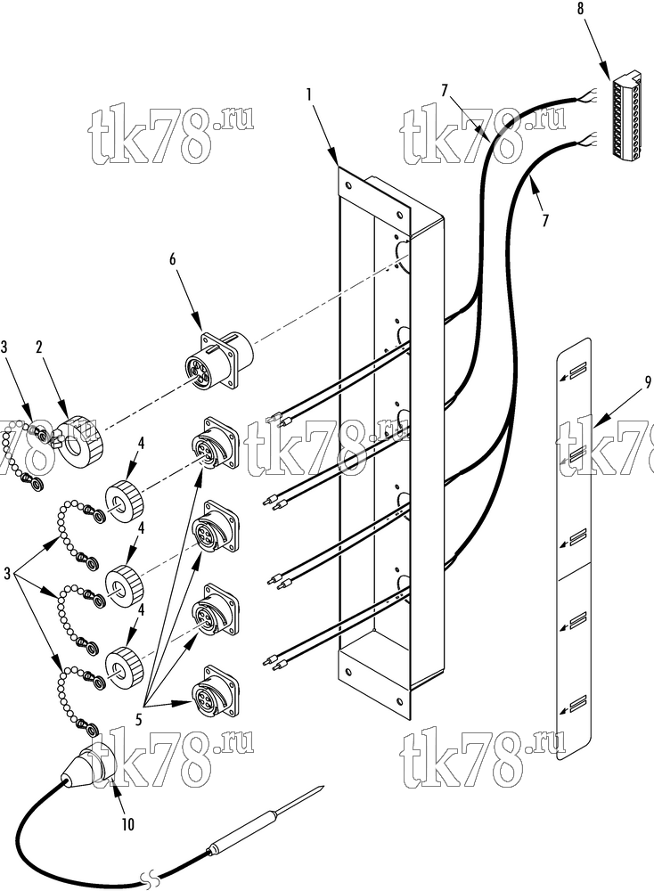 Каталог запчастей для Thermo King MAGNUM PLUS USDA DOWNLOAD PANEL
