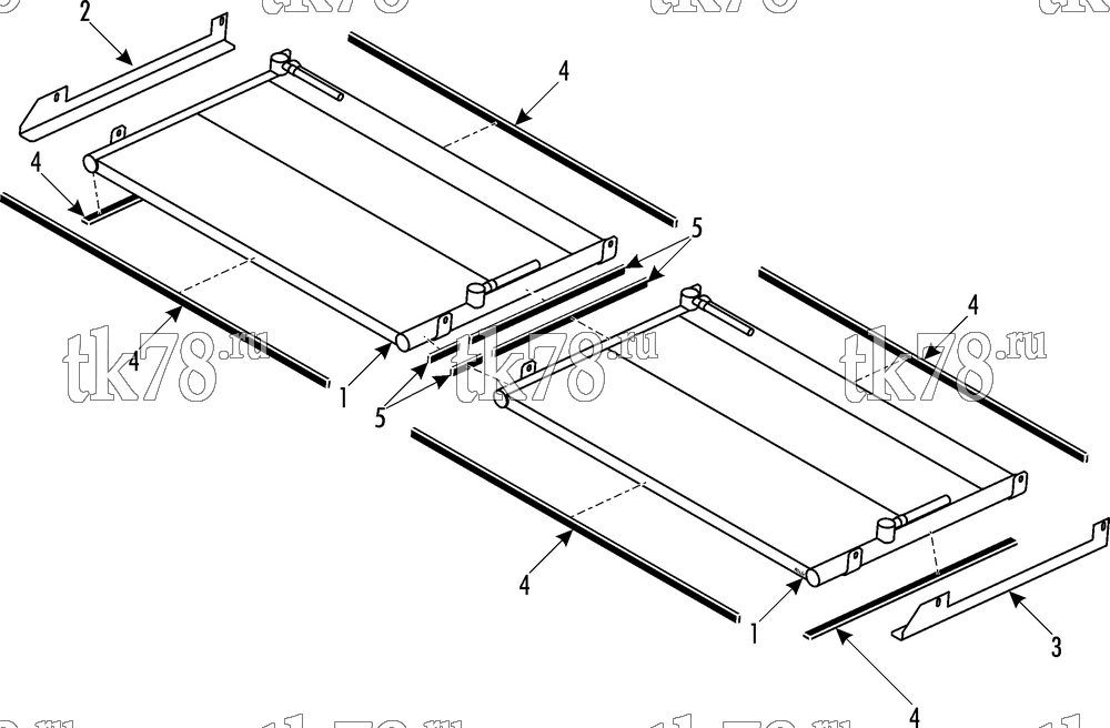 Каталог запчастей для Thermo King X900 BOX 1012 CONDENSER (before 10/2012)