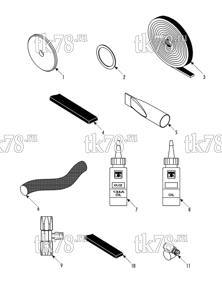 Каталог запчастей для Thermo King X900 INSTALLATION KIT