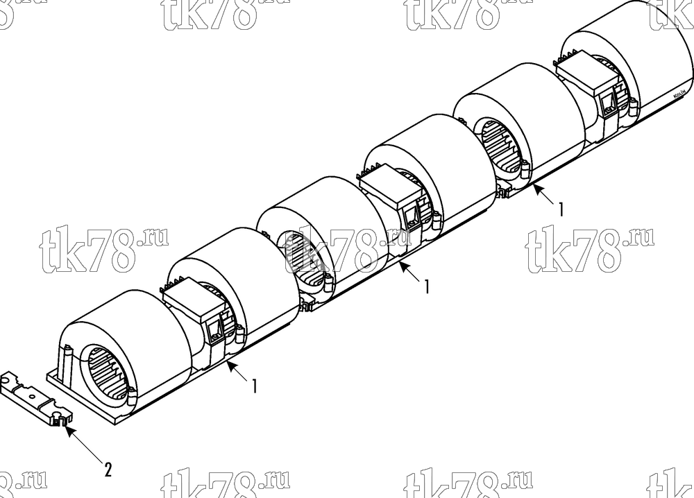 Каталог запчастей для Thermo King ATHENIA S805 Iveco BLOWERS (008683)