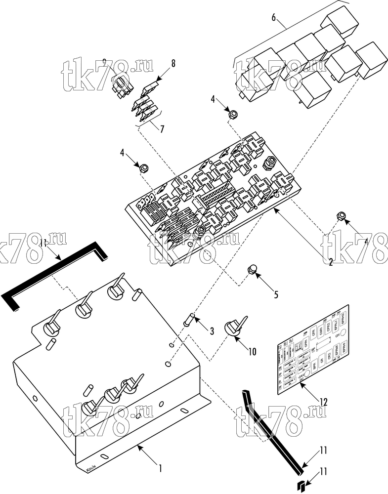 Каталог запчастей для Thermo King  CONTROLLER #1 (for unit w/o heater)