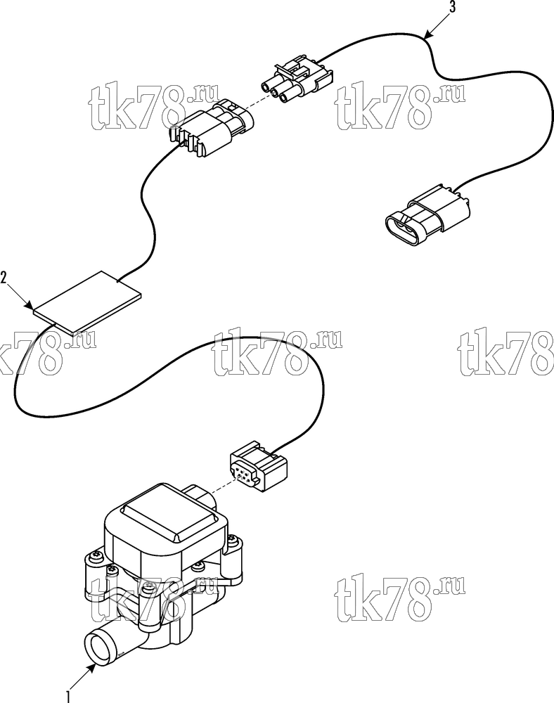 Каталог запчастей для Thermo King ATHENIA 2x S700 N 1004 Mallorca Palma WATER VALVE KIT