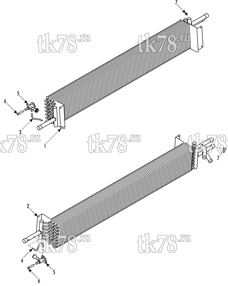 Каталог запчастей для Thermo King  EVAPORATOR COIL/HEATER
