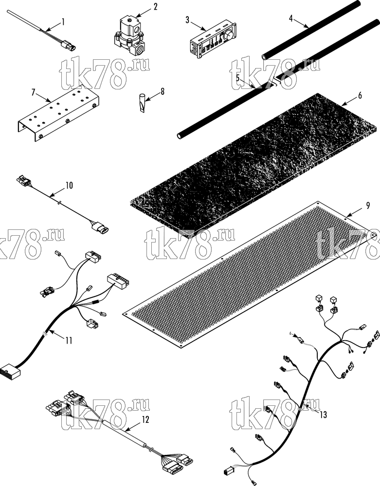Каталог запчастей для Thermo King  INSTALLATION COMPONENTS (KIT 701998)
