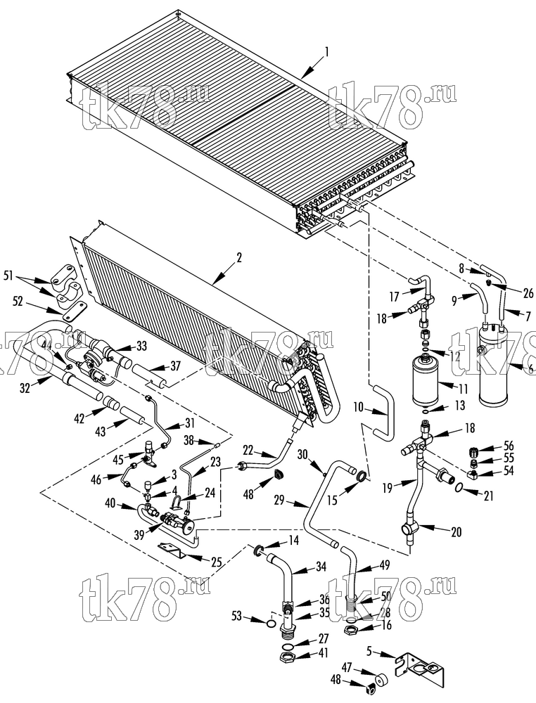 Каталог запчастей для Thermo King  REFRIGERATION COMPONENTS