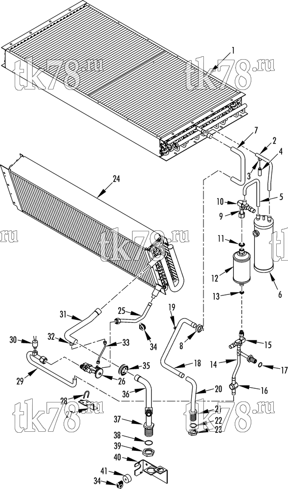 Каталог запчастей для Thermo King  REFRIGERATION COMPONENTS