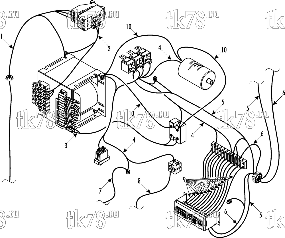 Каталог запчастей для Thermo King CT-15 ELECTRICAL COMPONENTS - POWER BOX