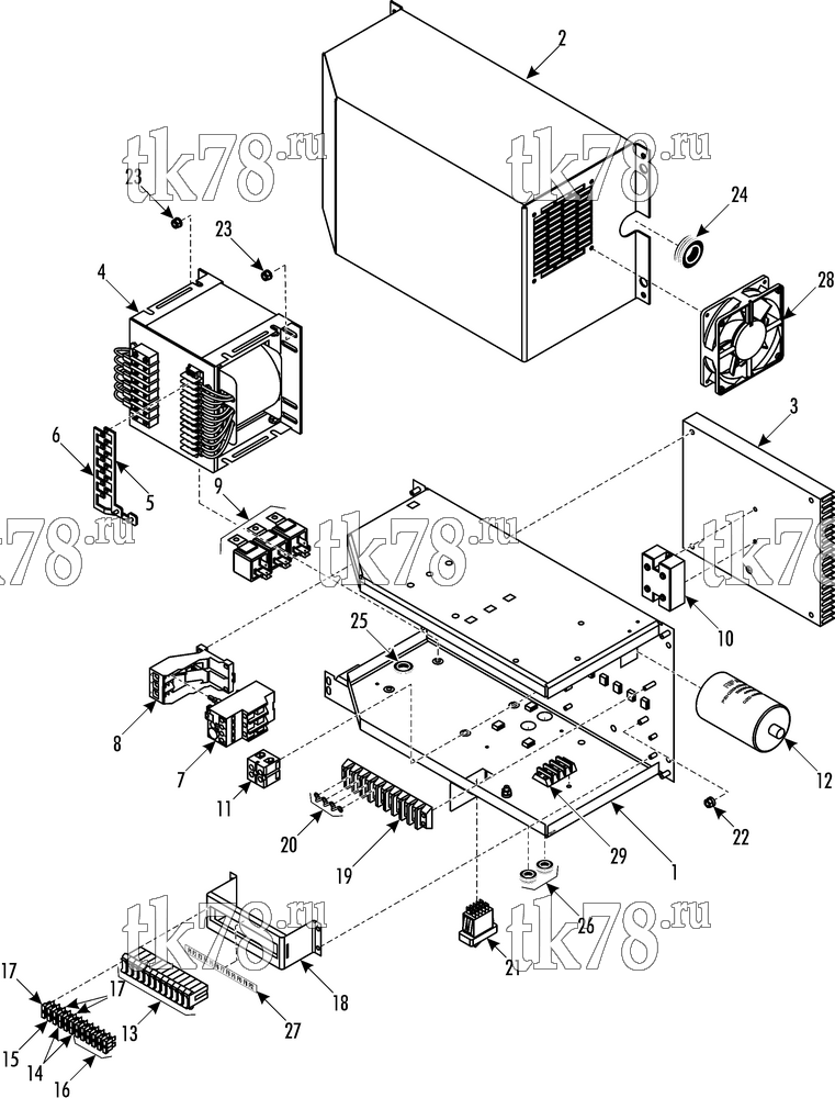 Каталог запчастей для Thermo King CT-15 POWER BOX (12 V)