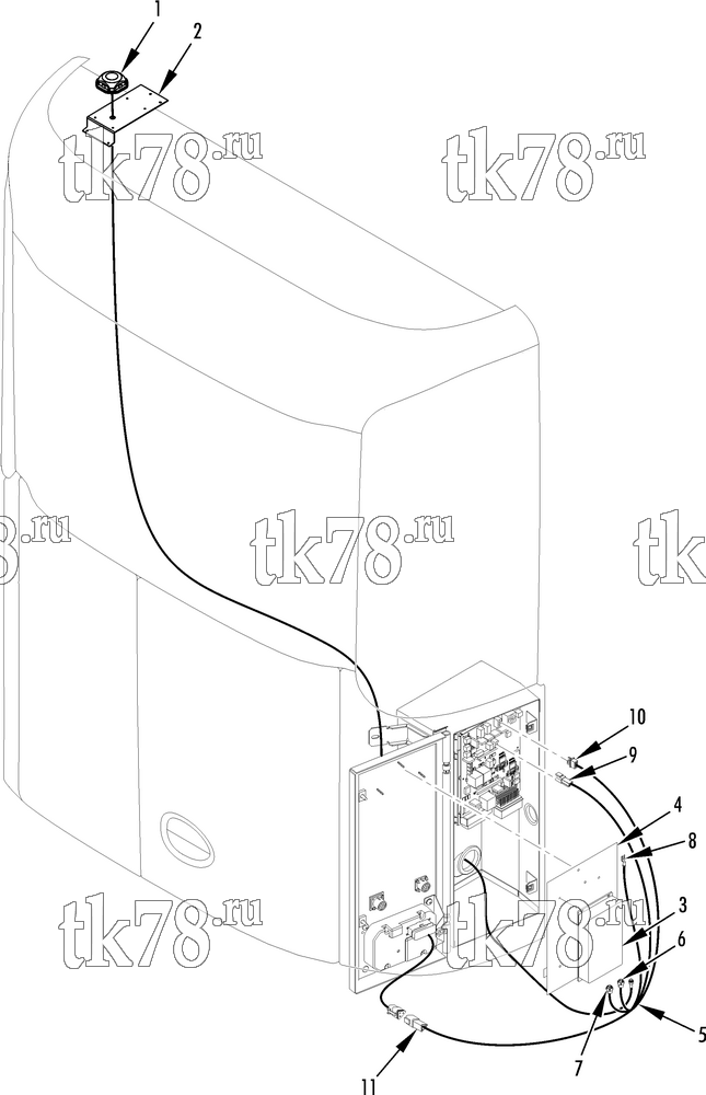 Каталог запчастей для Thermo King SPECTRUM DE 30 TracKing SB w/ SR-2 CONTROLLER