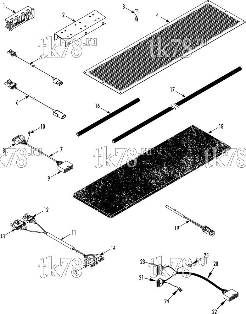Каталог запчастей для Thermo King  INSTALLATION COMPONENTS (701083)