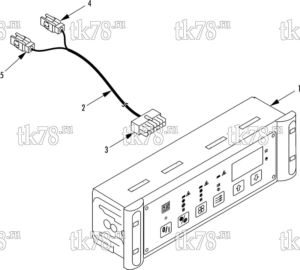 Каталог запчастей для Thermo King CITI-RT N AP DRIVER PANEL - SmartAIRE