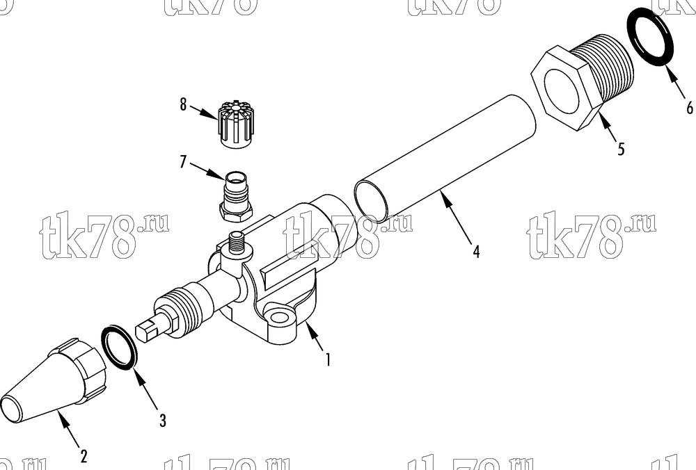 Каталог запчастей для Thermo King T1-M205 VALVE ASSEMBLY - SUCTION