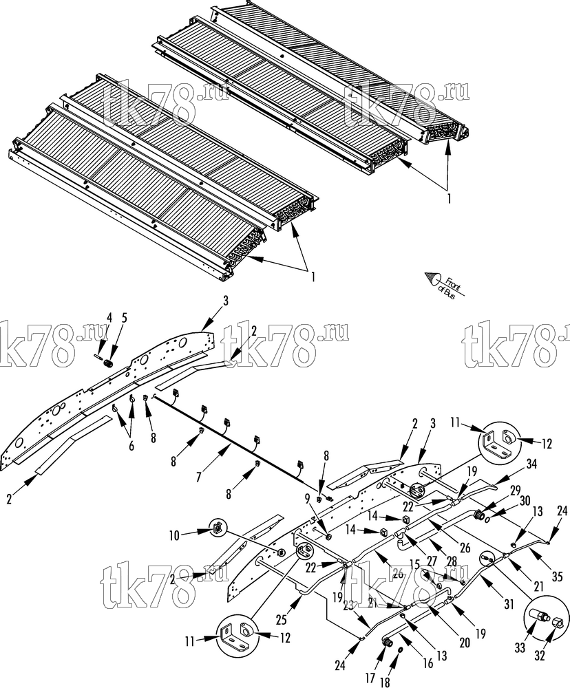 Каталог запчастей для Thermo King  CONDENSER REFRIGERATION COMPONENTS