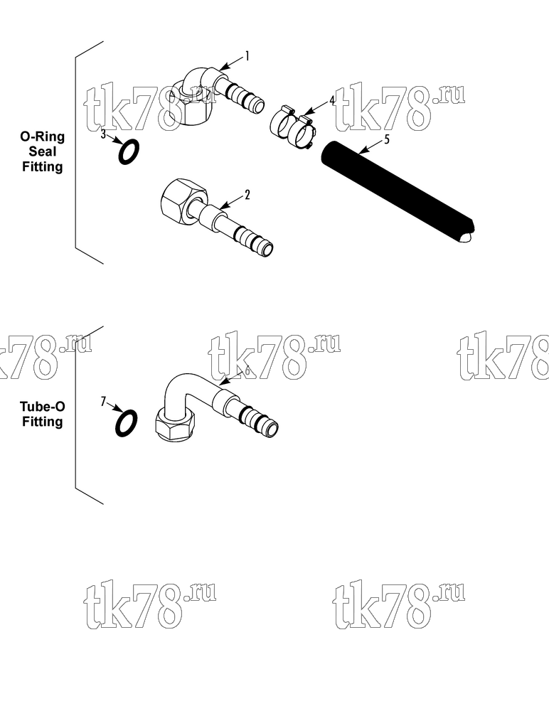 Каталог запчастей для Thermo King KV-500 MAX FITTINGS & HOSES (Codan)