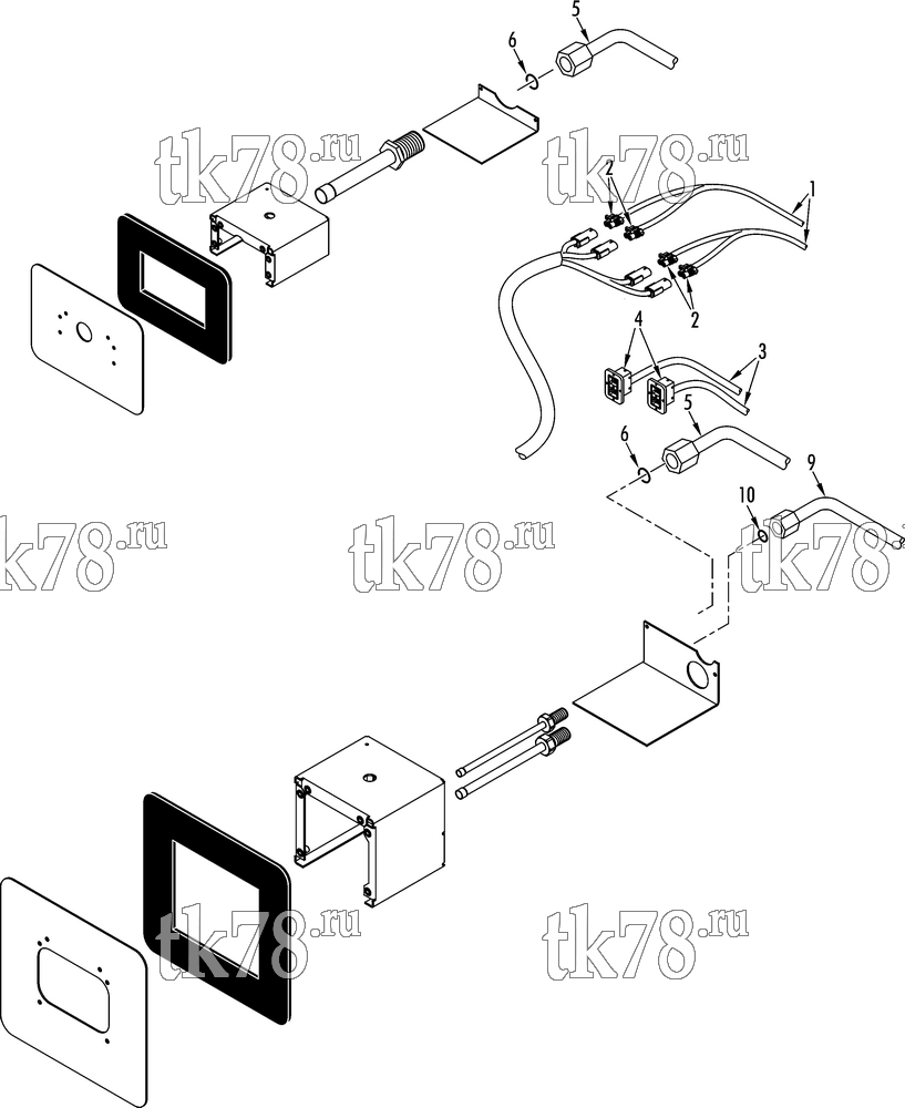 Каталог запчастей для Thermo King  REMOTE EVAPORATOR CONNECTION
