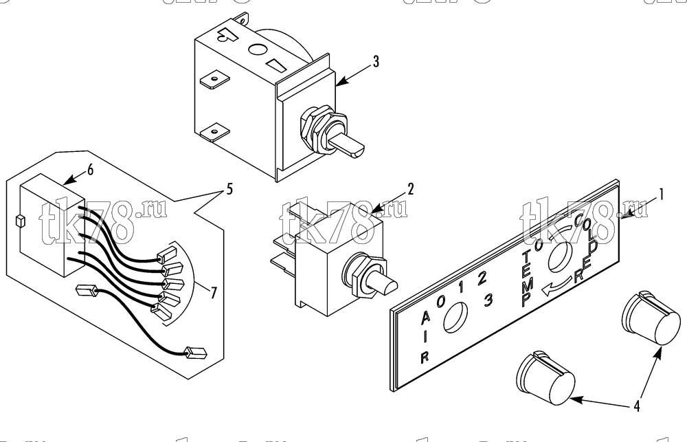 Каталог запчастей для Thermo King Bus Accessories & Options TEMPERATURE CONTROL KIT