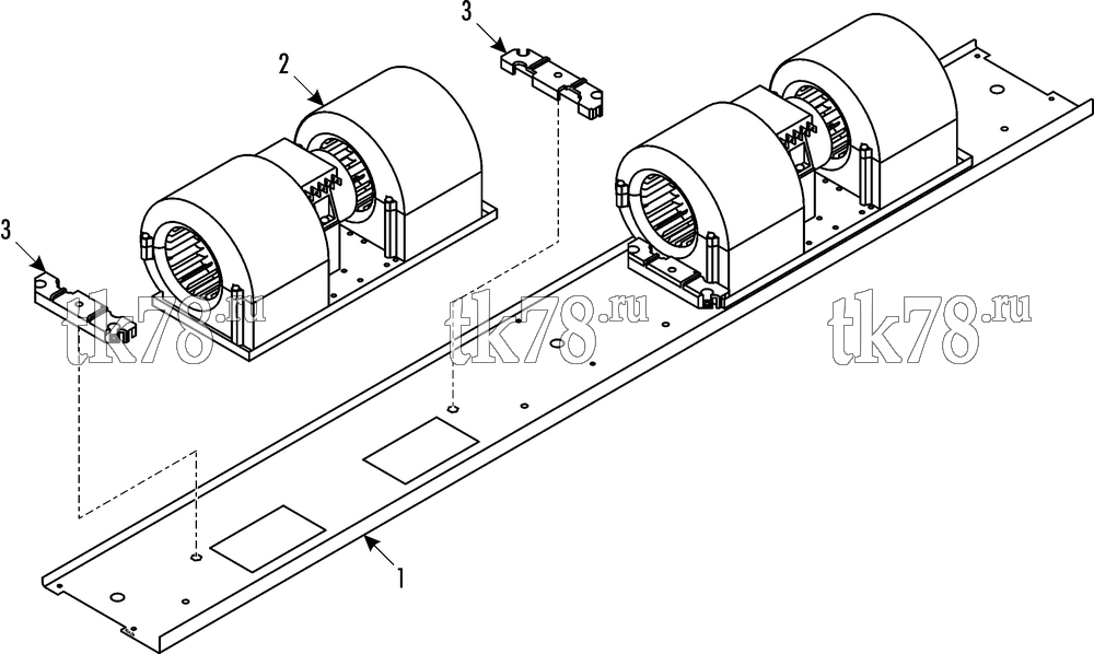 Каталог запчастей для Thermo King ATHENIA D700 W Split (900904) BLOWERS
