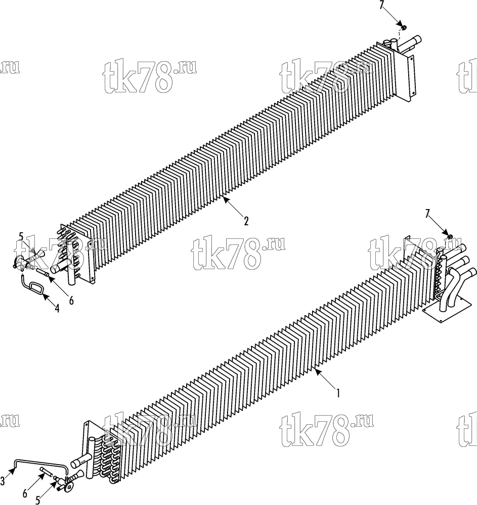 Каталог запчастей для Thermo King  EVAPORATOR/HEATER COIL