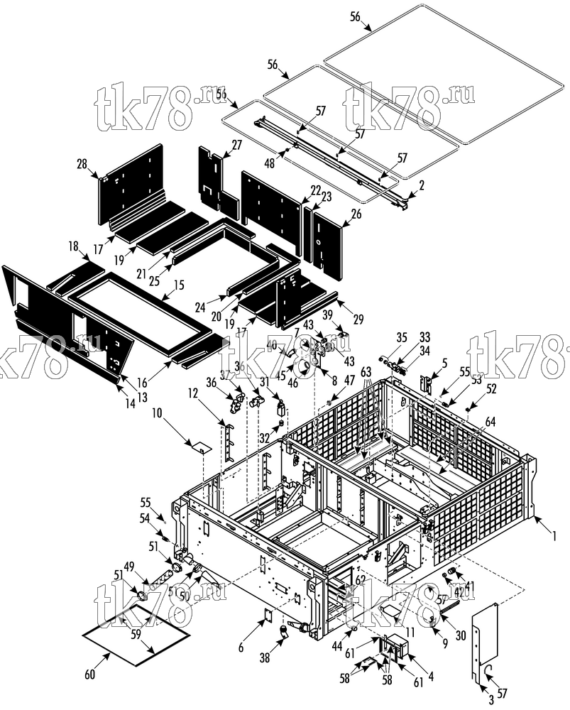 Каталог запчастей для Thermo King  FRAME