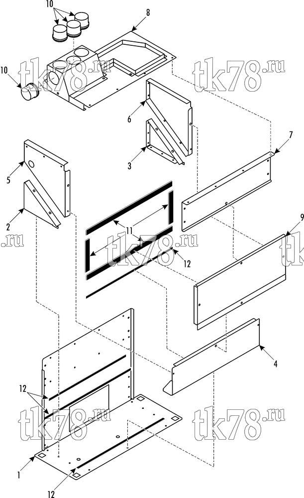Каталог запчастей для Thermo King  BASE & COVERS