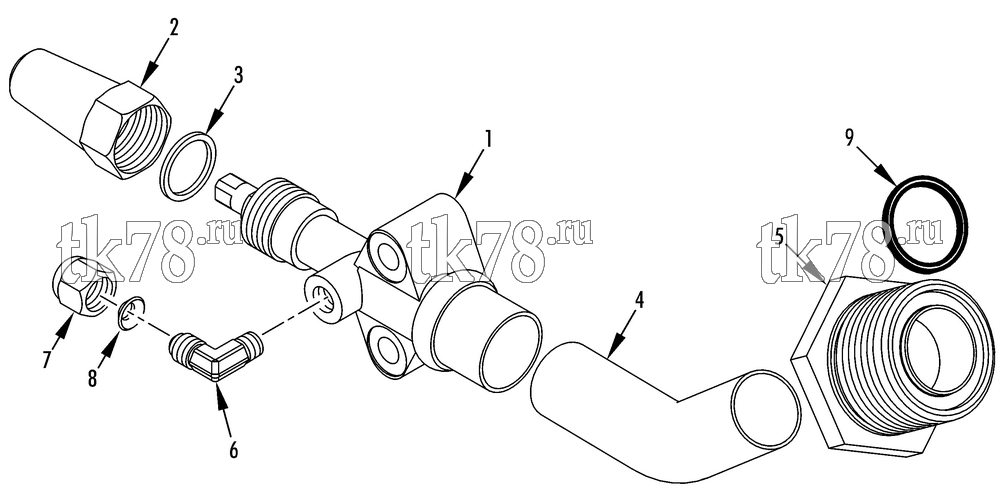 Каталог запчастей для Thermo King RLF1-M5 & M5A VALVE ASSEMBLY - SUCTION