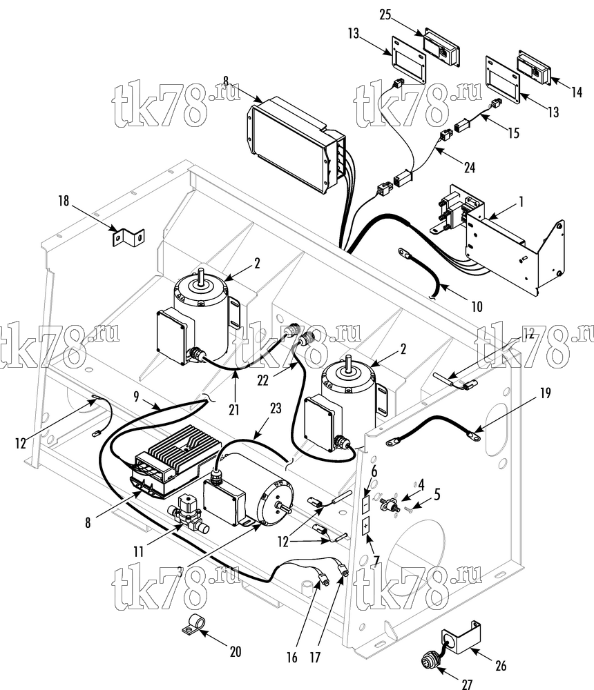 Каталог запчастей для Thermo King  ELECTRICAL COMPONENTS