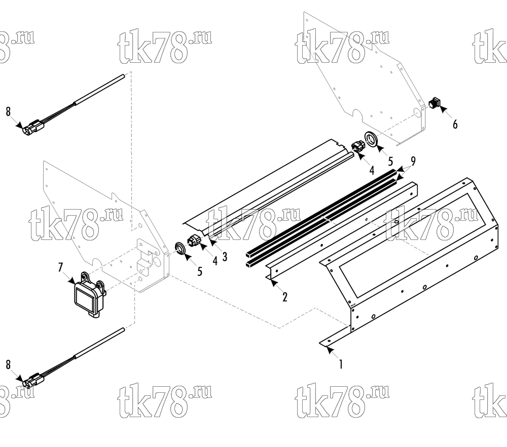 Каталог запчастей для Thermo King ATHENIA S500 SB-200 BERKHOF AIR INLET MODULE
