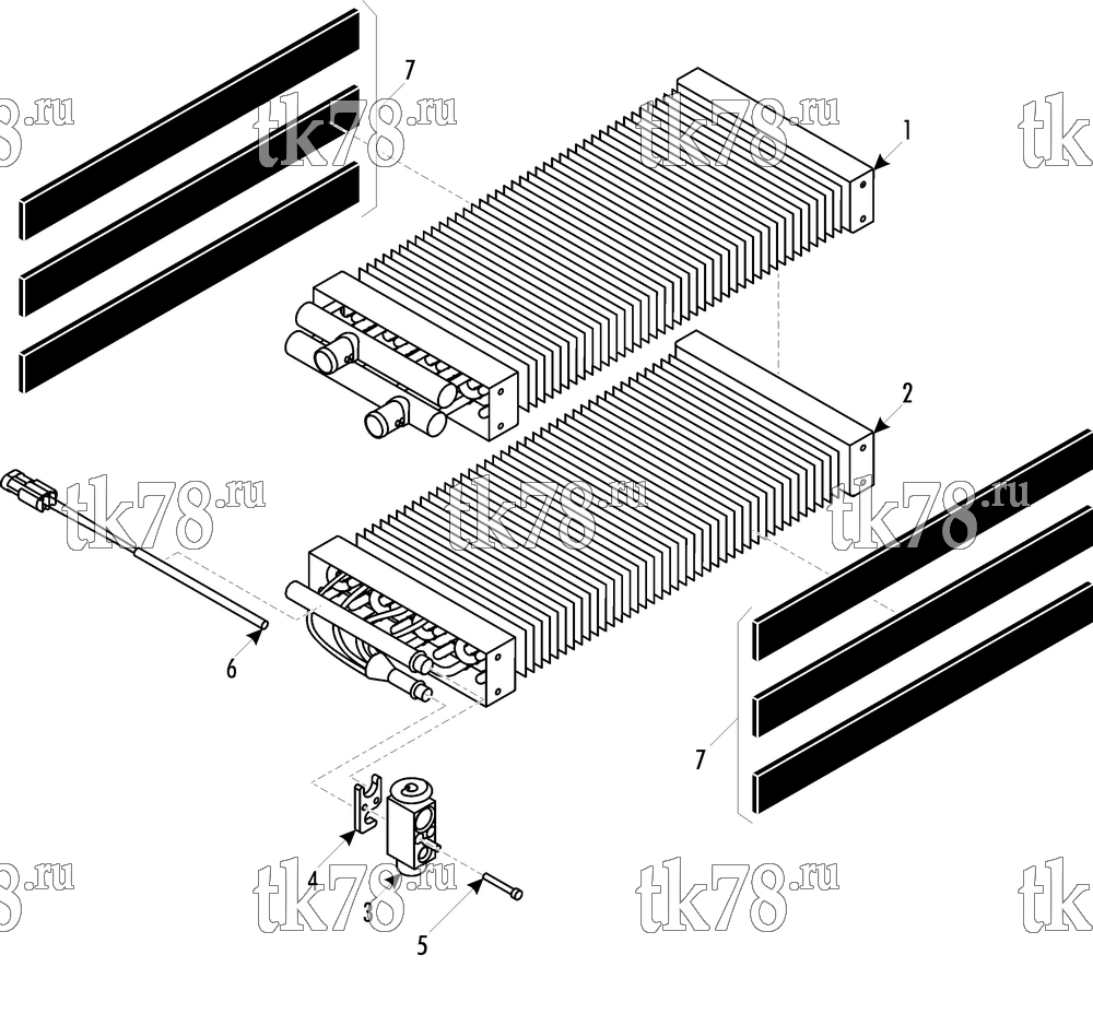 Каталог запчастей для Thermo King ATHENIA S500 SB-200 BERKHOF COOL and HEAT MODULE