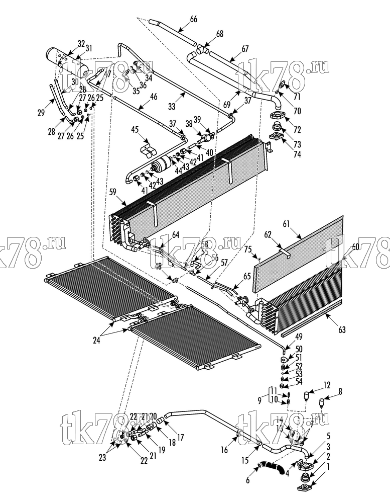 Каталог запчастей для Thermo King  REFRIGERATION COMPONENTS