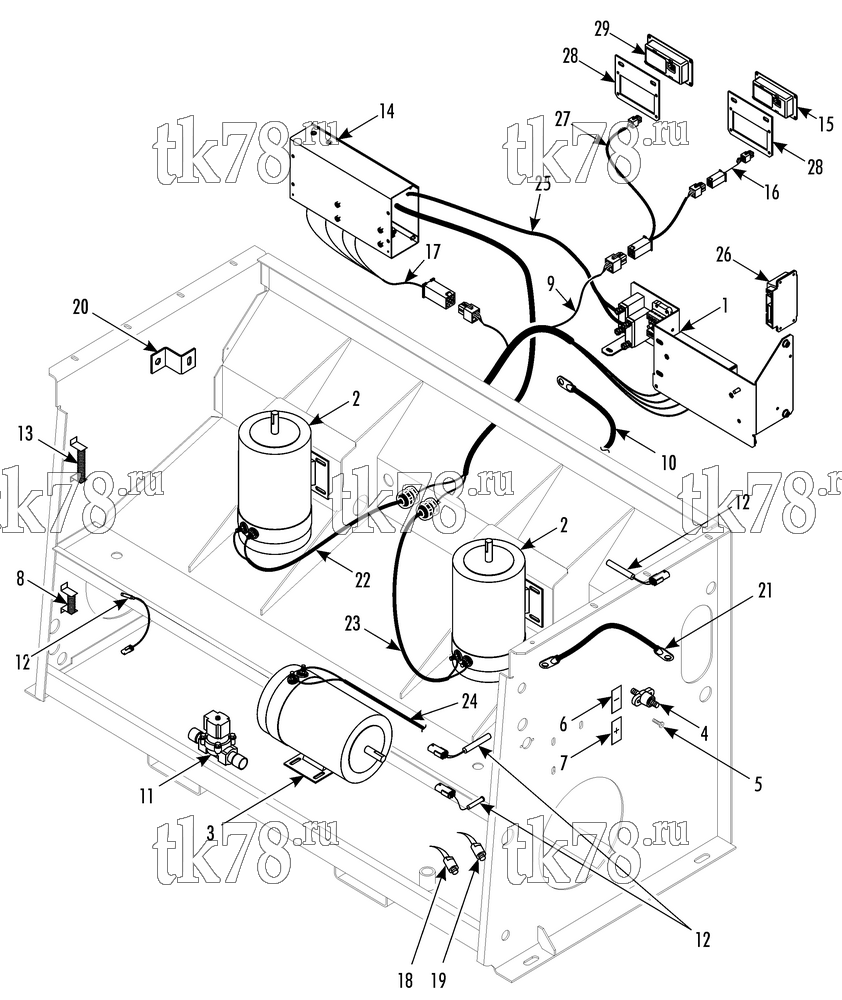 Каталог запчастей для Thermo King  ELECTRICAL COMPONENTS