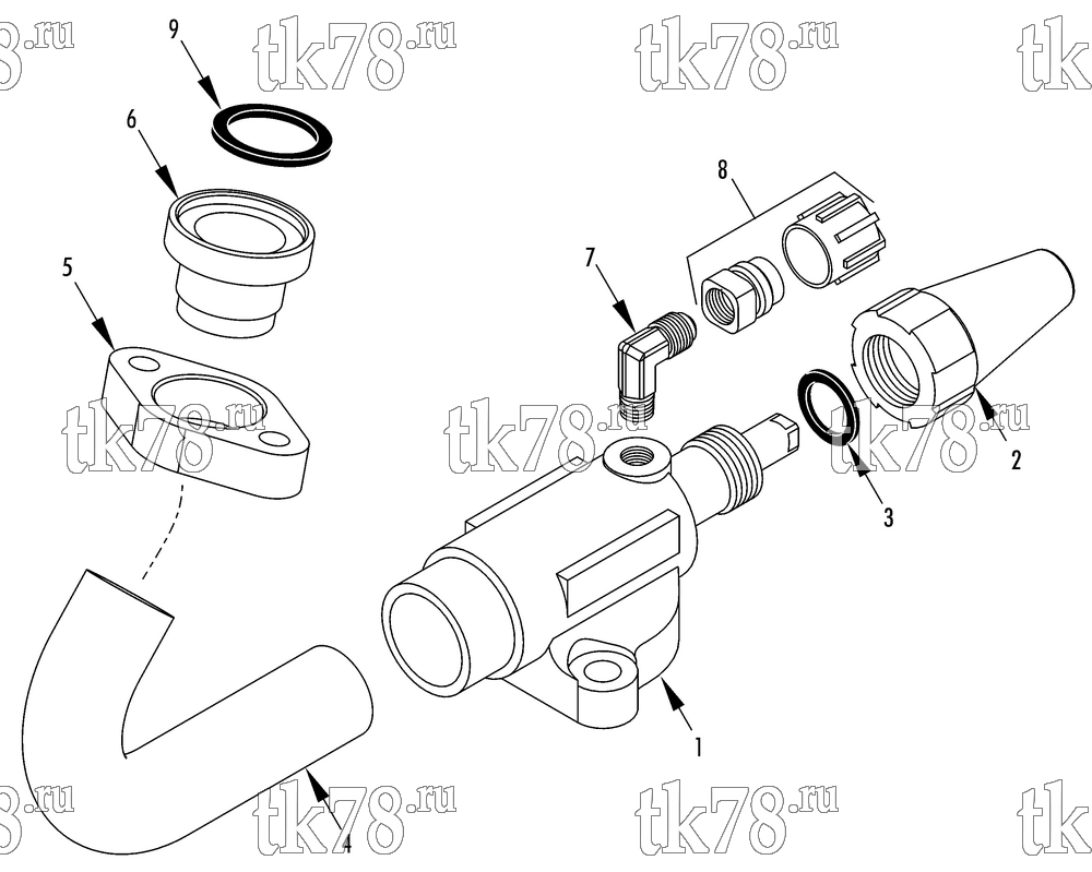 Каталог запчастей для Thermo King ATHENIA 1000-M19, M19A & M19B VALVE ASSEMBLY - DISCHARGE
