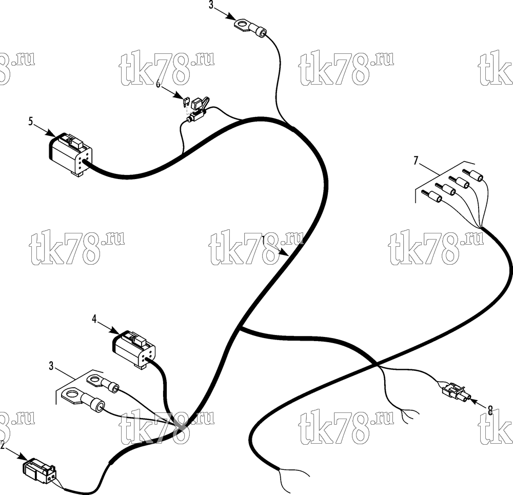 Каталог запчастей для Thermo King  HARNESS INTERCONNECT