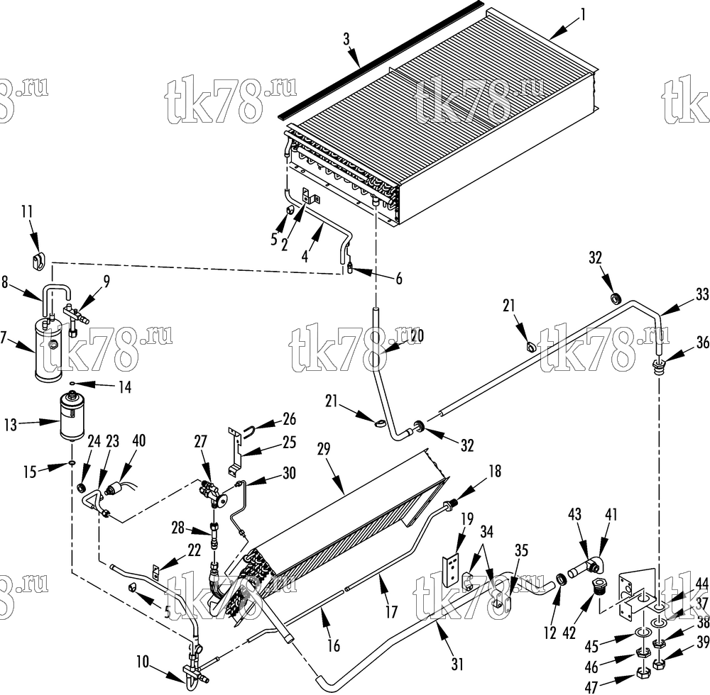 Каталог запчастей для Thermo King  REFRIGERATION COMPONENTS