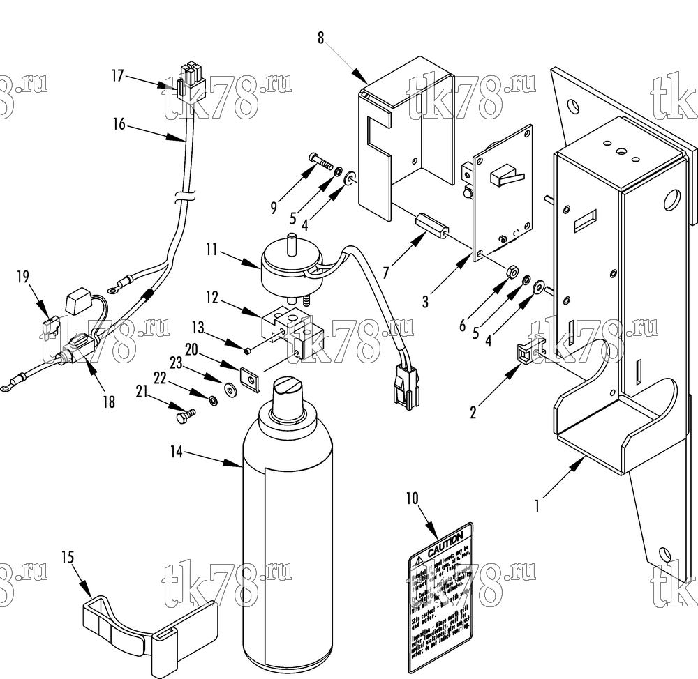 Каталог запчастей для Thermo King T1-M218 ENVIROFRESH KIT (008967)