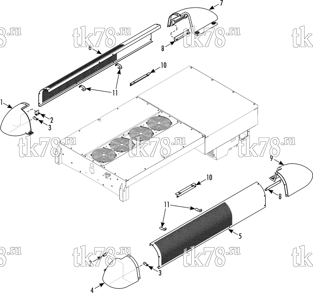 Каталог запчастей для Thermo King  COVERS