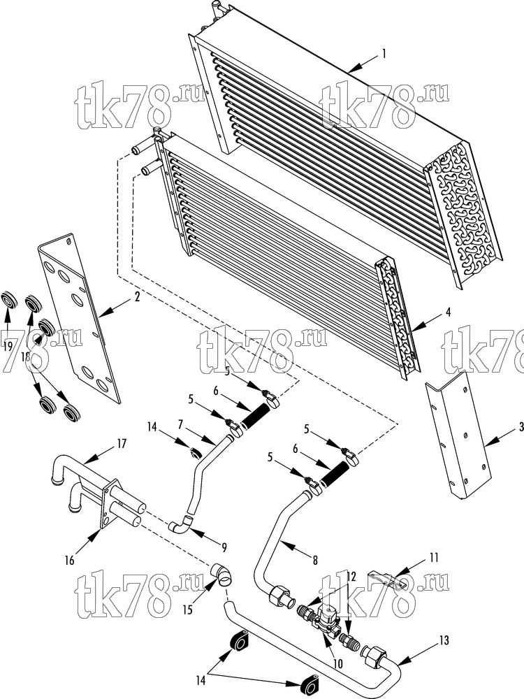 Каталог запчастей для Thermo King TEA1-M2 HEATER COMPONENTS