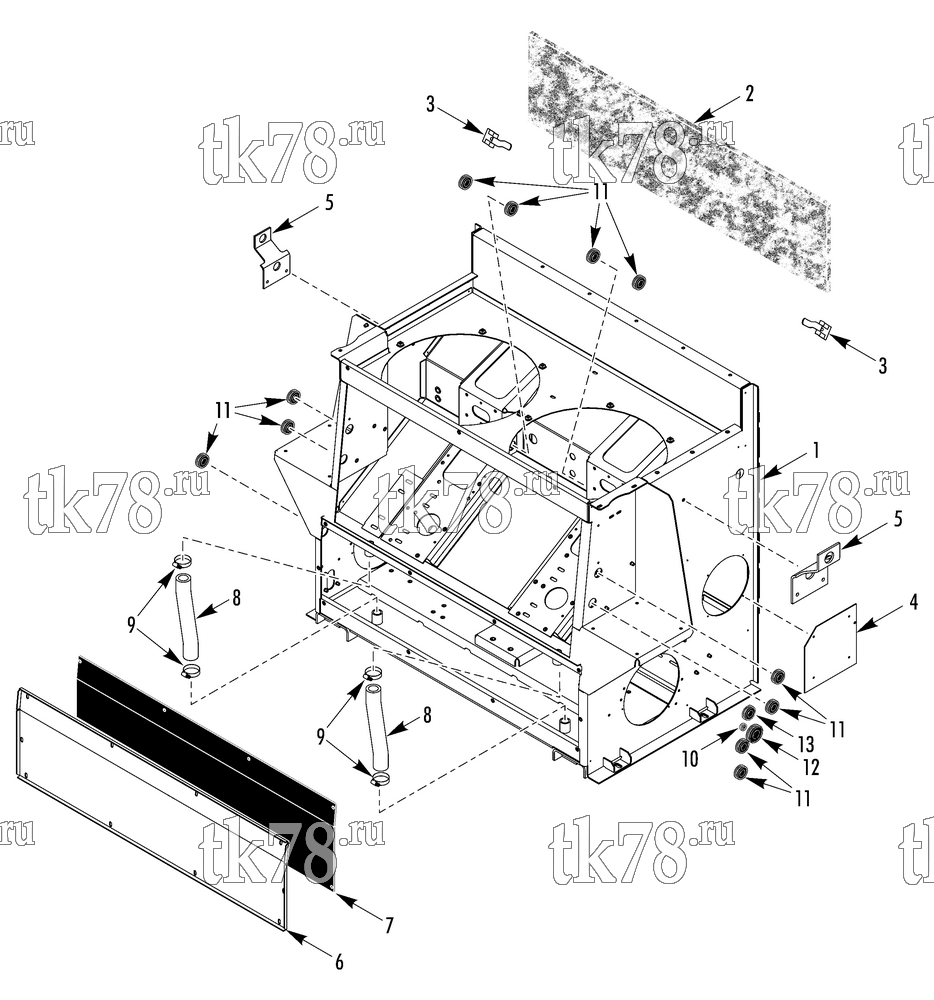 Каталог запчастей для Thermo King  FRAME