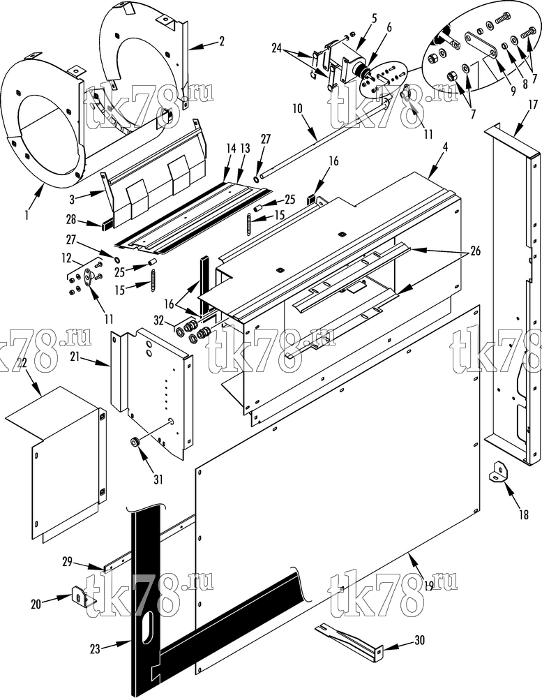 Каталог запчастей для Thermo King  EVAPORATOR COMPONENTS