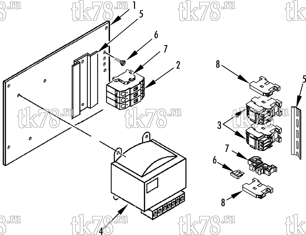 Каталог запчастей для Thermo King  HIGH VOLTAGE TRAY