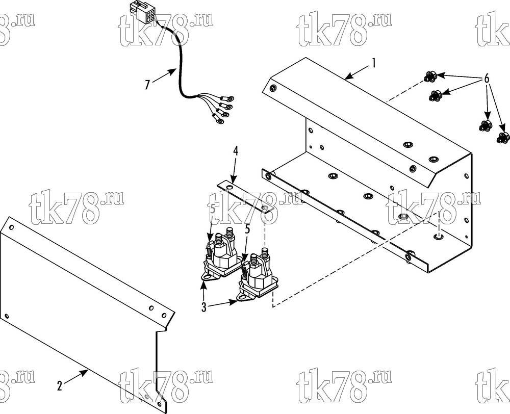 Каталог запчастей для Thermo King  SOLENOID PANEL GROUP