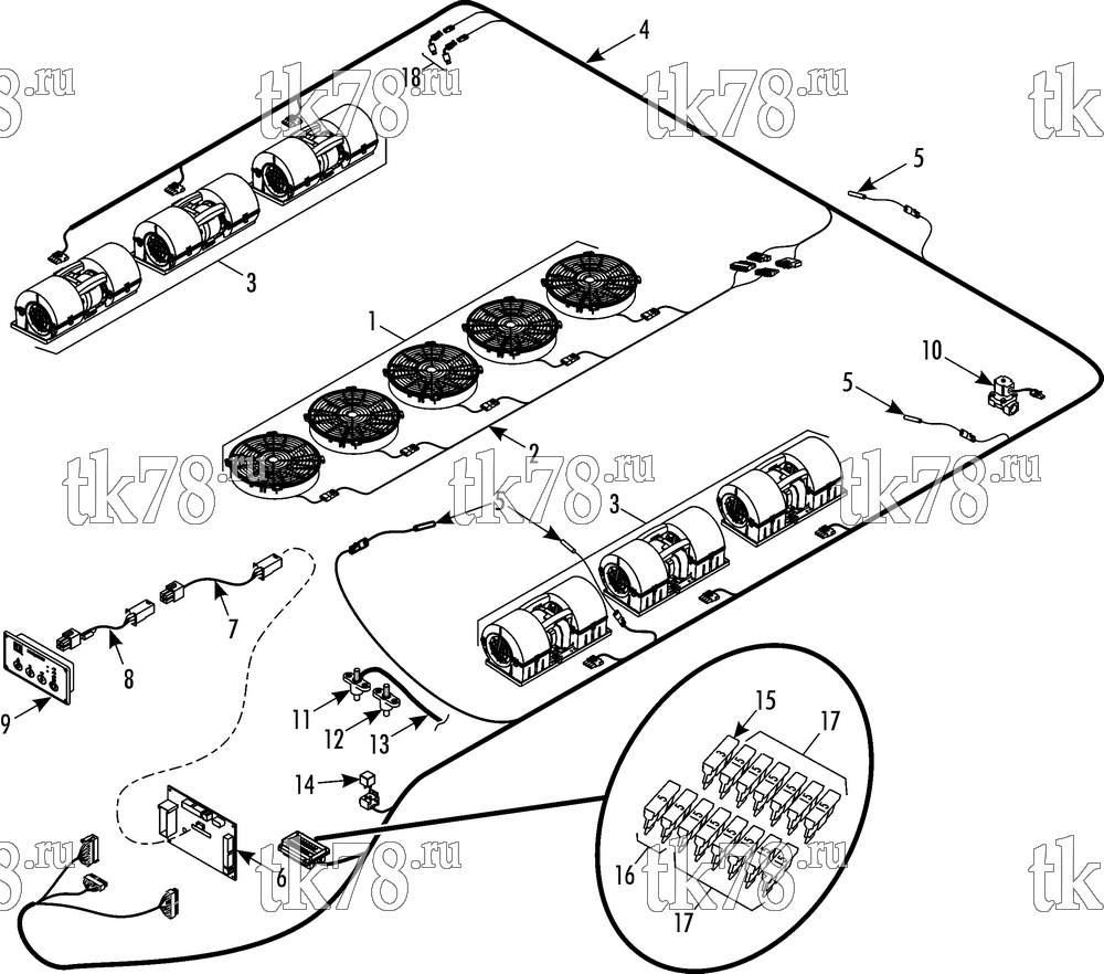 Каталог запчастей для Thermo King  ELECTRICAL COMPONENTS