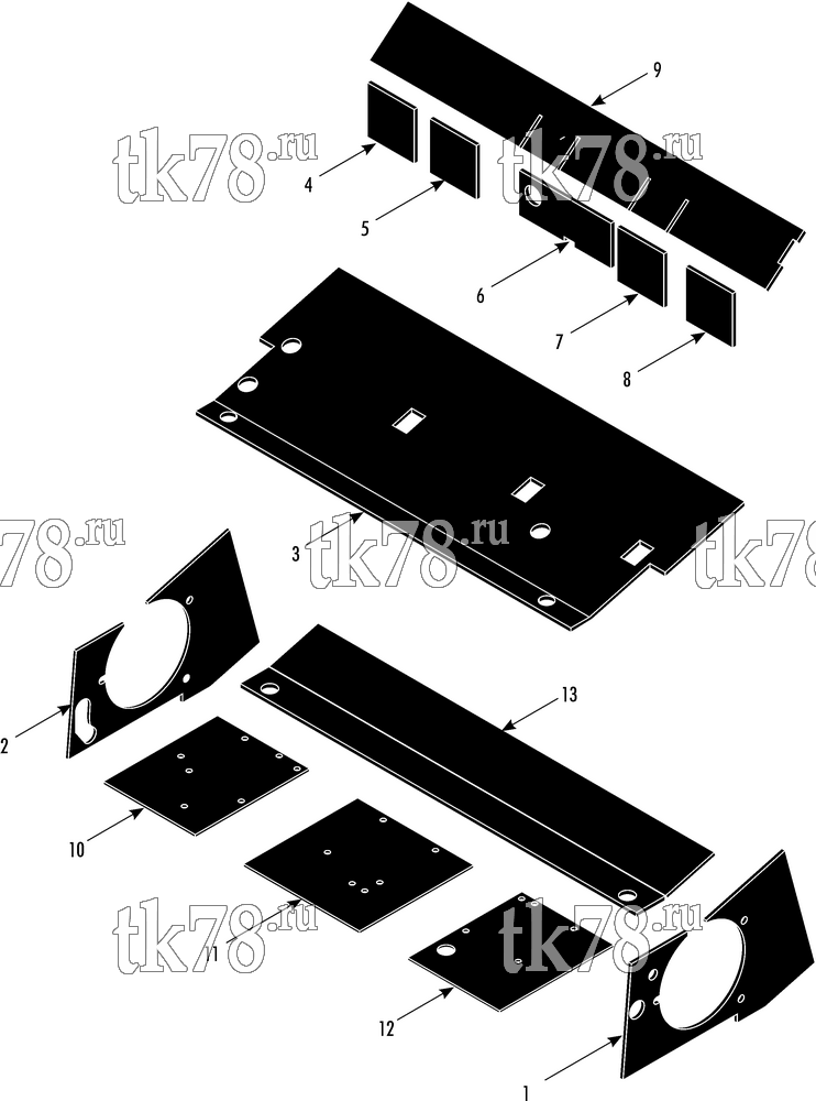 Каталог запчастей для Thermo King TEA14-M1 INSULATION