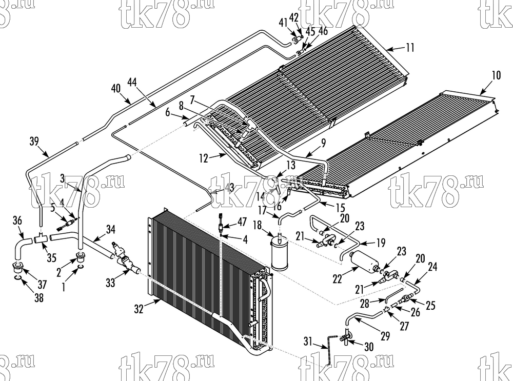 Каталог запчастей для Thermo King  REFRIGERATION COMPONENTS