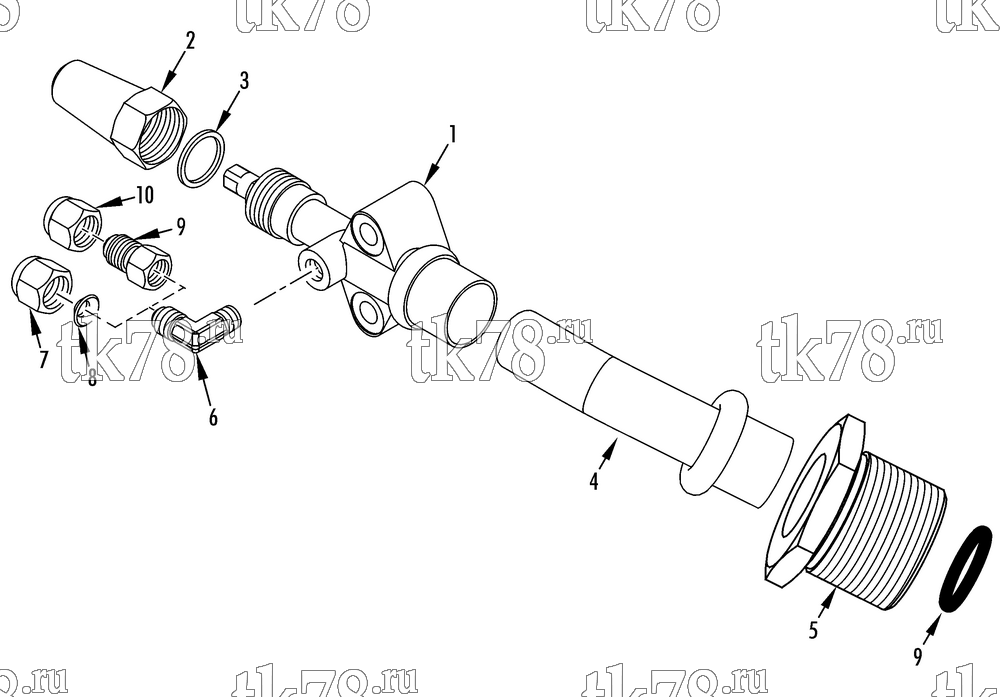 Каталог запчастей для Thermo King ATHENIA 1000-M4, M4B & M4C VALVE ASSEMBLY - SUCTION