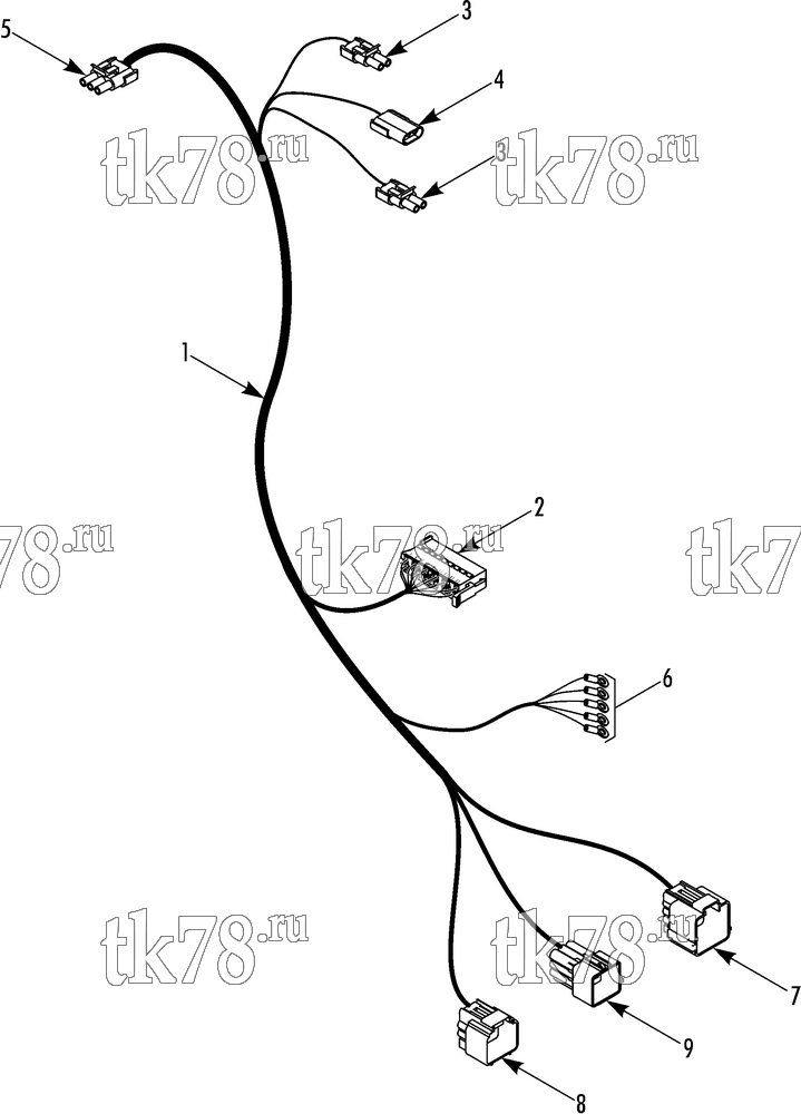 Каталог запчастей для Thermo King  HARNESS MASTER CONTROL