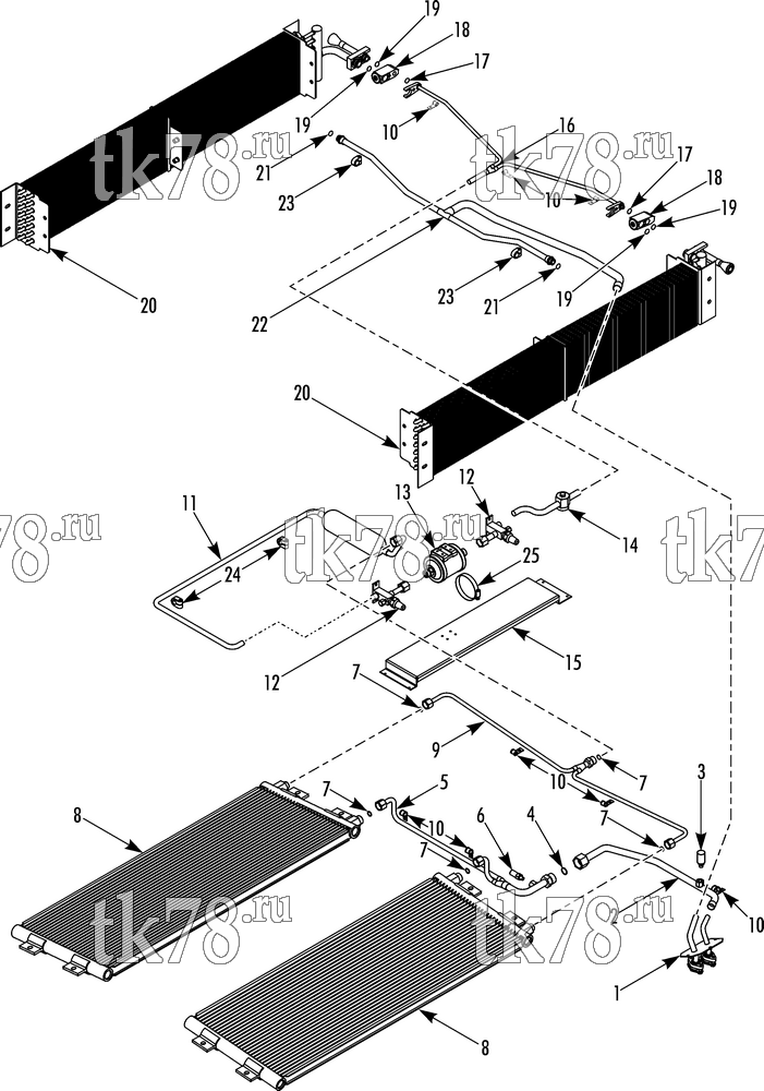 Каталог запчастей для Thermo King  REFRIGERATION COMPONENTS